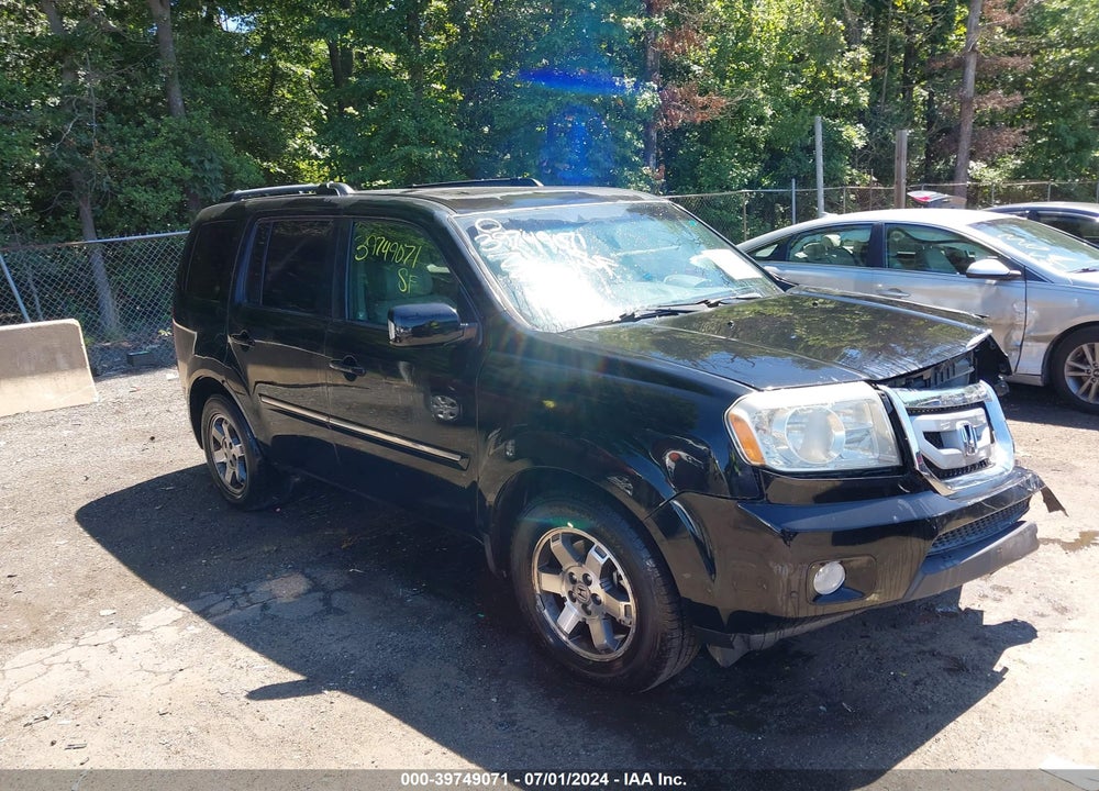 2011 HONDA PILOT TOURING VIN: 5FNYF4H9XBB086286