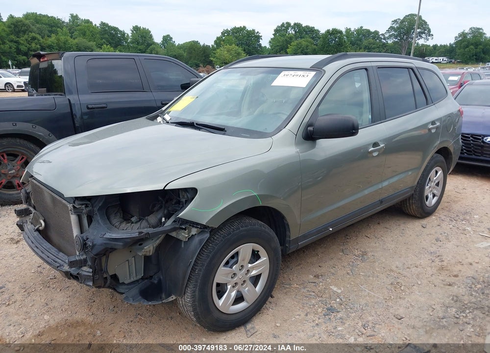 2009 HYUNDAI SANTA FE GLS VIN: 5NMSG13D89H274620