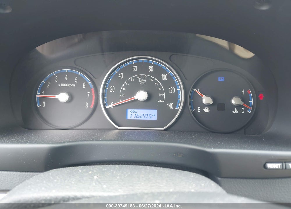 2009 HYUNDAI SANTA FE GLS VIN: 5NMSG13D89H274620