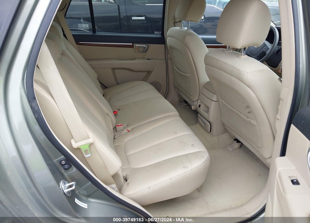 2009 HYUNDAI SANTA FE GLS VIN: 5NMSG13D89H274620