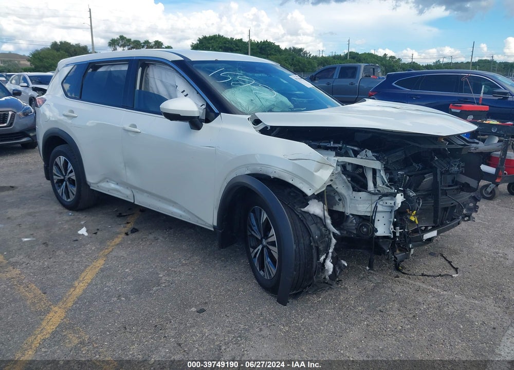 2021 NISSAN ROGUE SV FWD VIN: 5N1AT3BA8MC801522