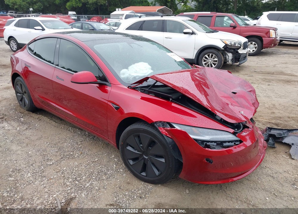 2024 TESLA MODEL 3 REAR-WHEEL DRIVE VIN: 5YJ3E1EA1RF771488