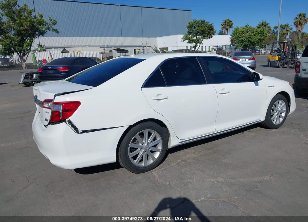 2013 TOYOTA CAMRY HYBRID XLE VIN: 4T1BD1FK7DU078894
