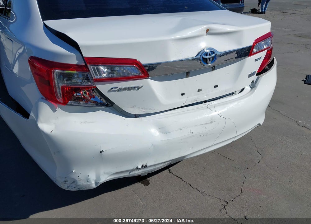 2013 TOYOTA CAMRY HYBRID XLE VIN: 4T1BD1FK7DU078894
