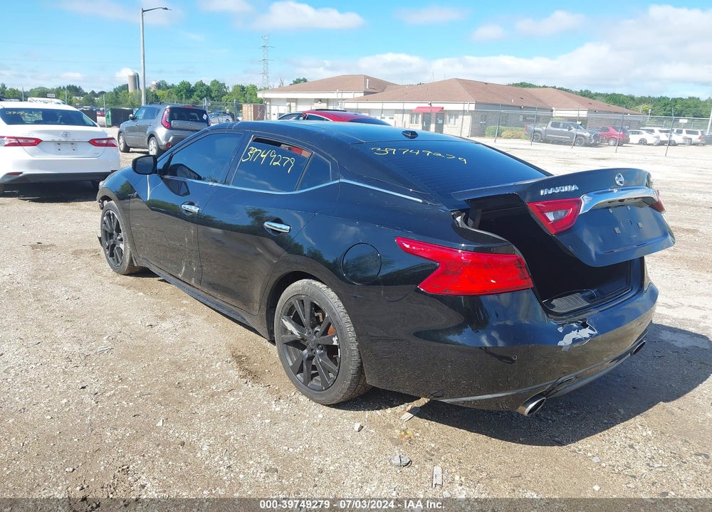 2017 NISSAN MAXIMA VIN: 1N4AA6APXHC378780