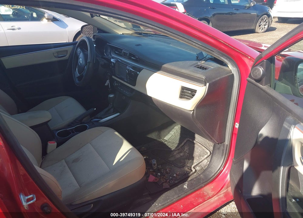 2016 TOYOTA COROLLA LE VIN: 2T1BURHE8GC734614