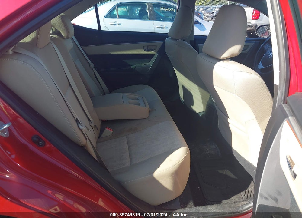 2016 TOYOTA COROLLA LE VIN: 2T1BURHE8GC734614