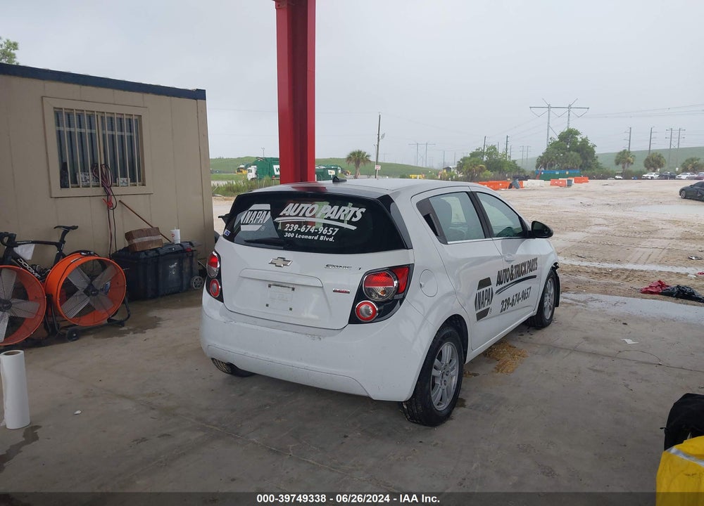 2014 CHEVROLET SONIC LT AUTO VIN: 1G1JC6SB8E4140982