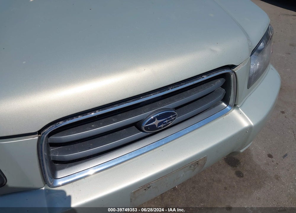 2005 SUBARU FORESTER 2.5XS VIN: JF1SG65605H723589