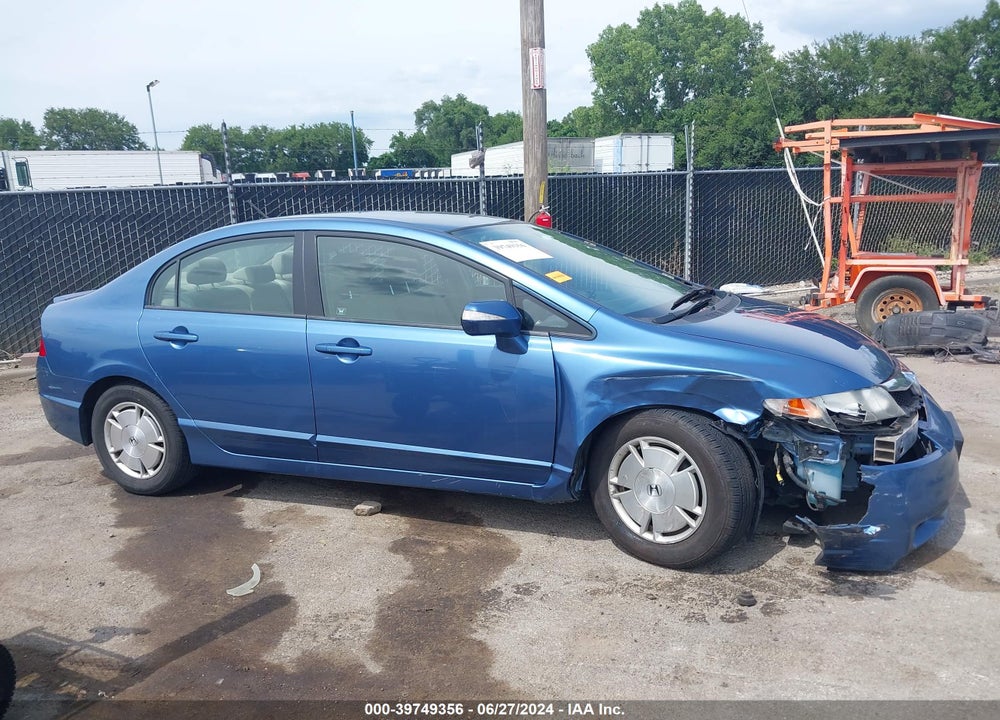 2009 HONDA CIVIC HYBRID VIN: JHMFA36259S010881