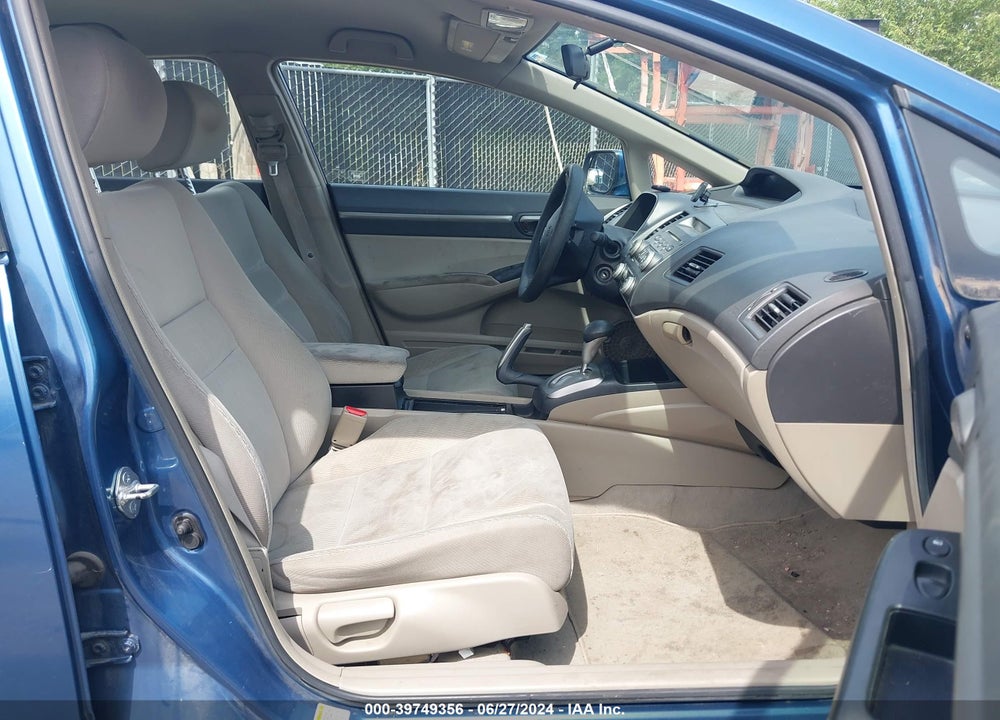 2009 HONDA CIVIC HYBRID VIN: JHMFA36259S010881
