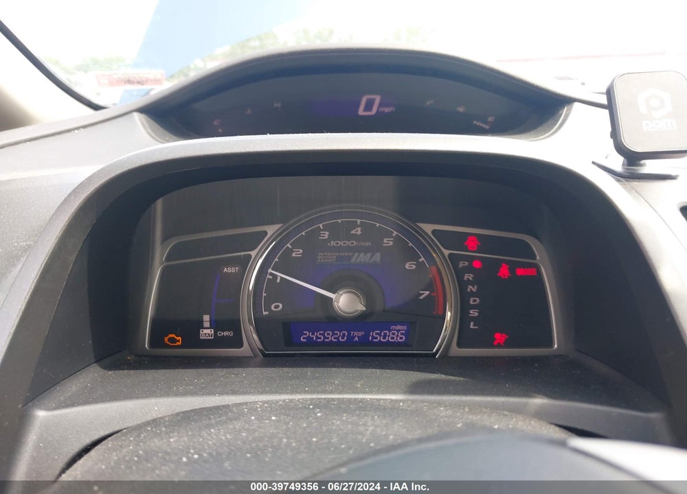 2009 HONDA CIVIC HYBRID VIN: JHMFA36259S010881