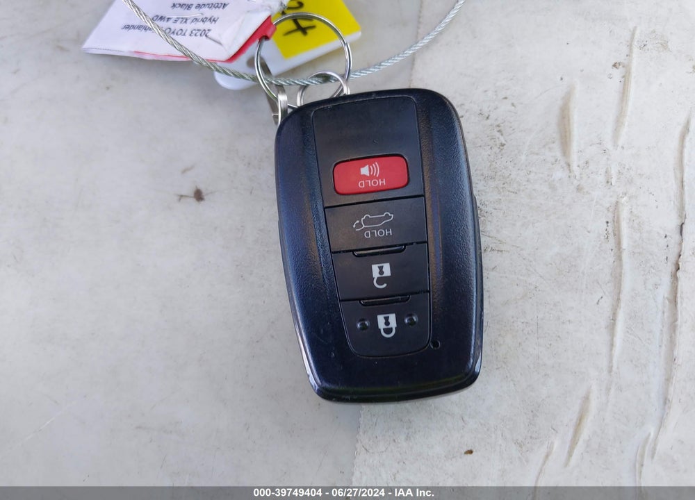 2023 TOYOTA HIGHLANDER HYBRID XLE VIN: 5TDKBRCH6PS124273
