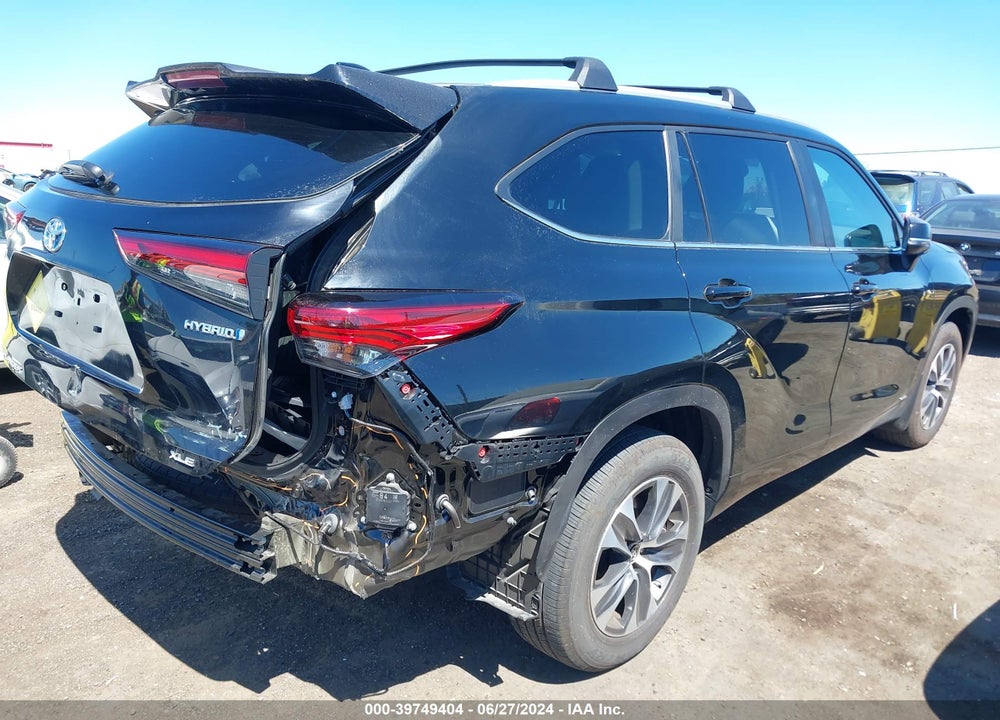 2023 TOYOTA HIGHLANDER HYBRID XLE VIN: 5TDKBRCH6PS124273