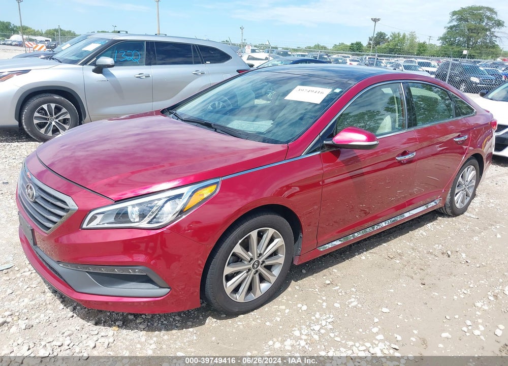2016 HYUNDAI SONATA LIMITED VIN: 5NPE34AF1GH435680