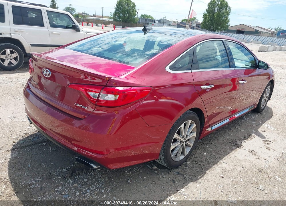 2016 HYUNDAI SONATA LIMITED VIN: 5NPE34AF1GH435680