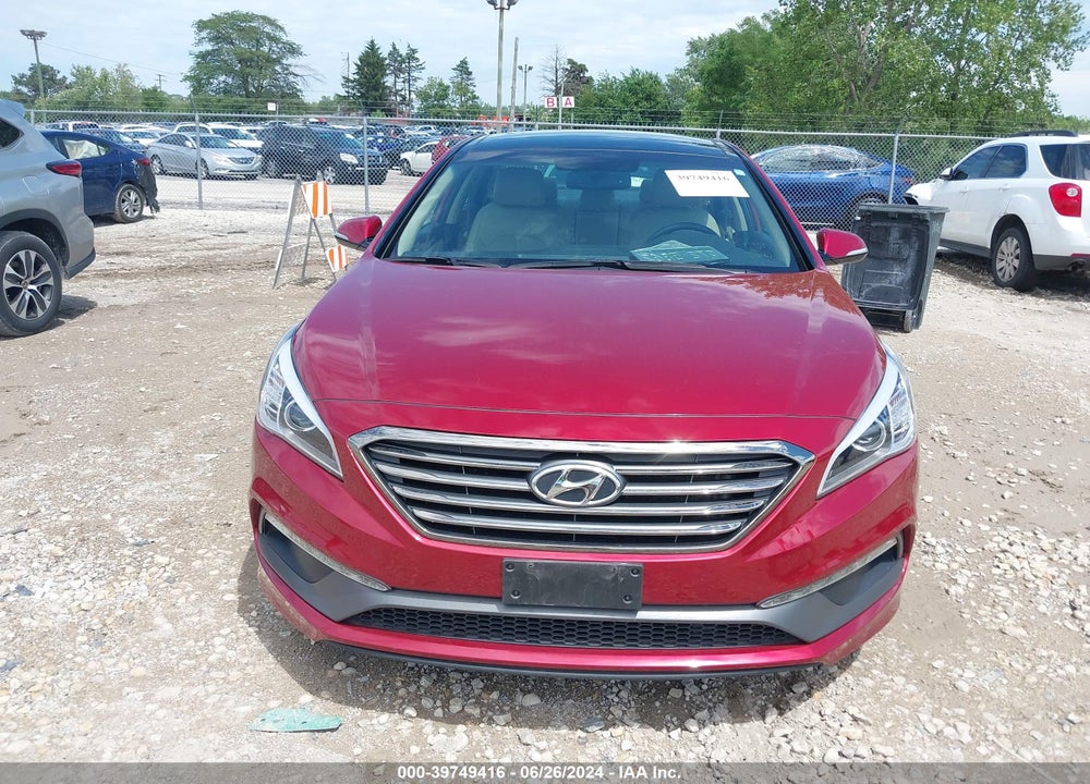 2016 HYUNDAI SONATA LIMITED VIN: 5NPE34AF1GH435680