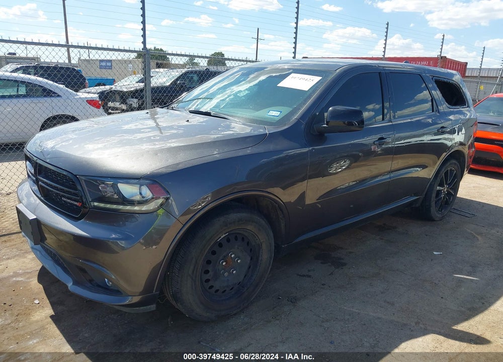 2019 DODGE DURANGO SXT PLUS RWD VIN: 1C4RDHAG0KC847446