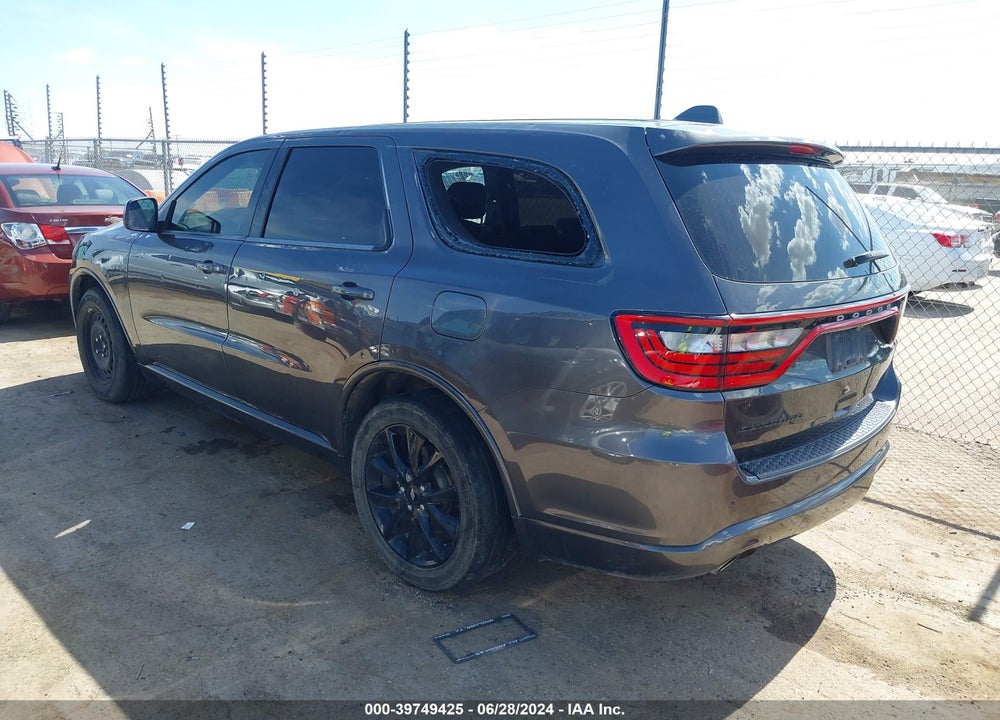 2019 DODGE DURANGO SXT PLUS RWD VIN: 1C4RDHAG0KC847446