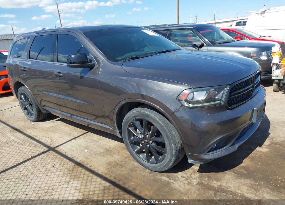 2019 DODGE DURANGO SXT PLUS RWD VIN: 1C4RDHAG0KC847446