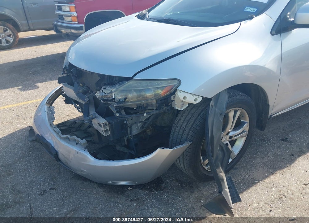 2009 NISSAN MURANO SL VIN: JN8AZ18U09W002594