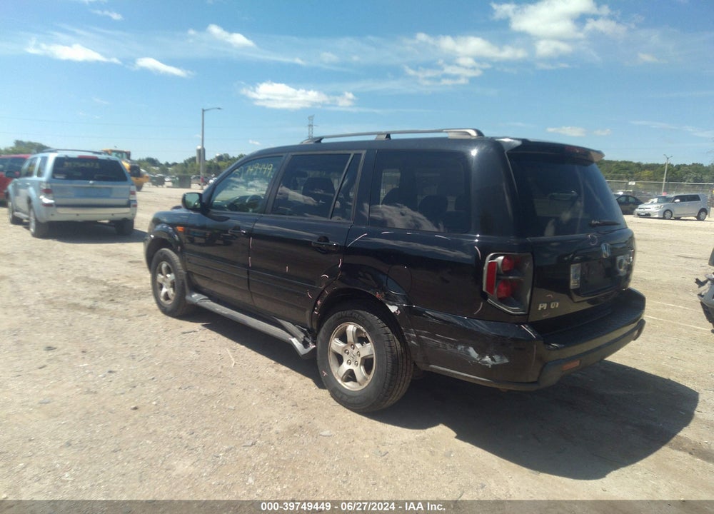 2008 HONDA PILOT EX-L VIN: 5FNYF18728B044393
