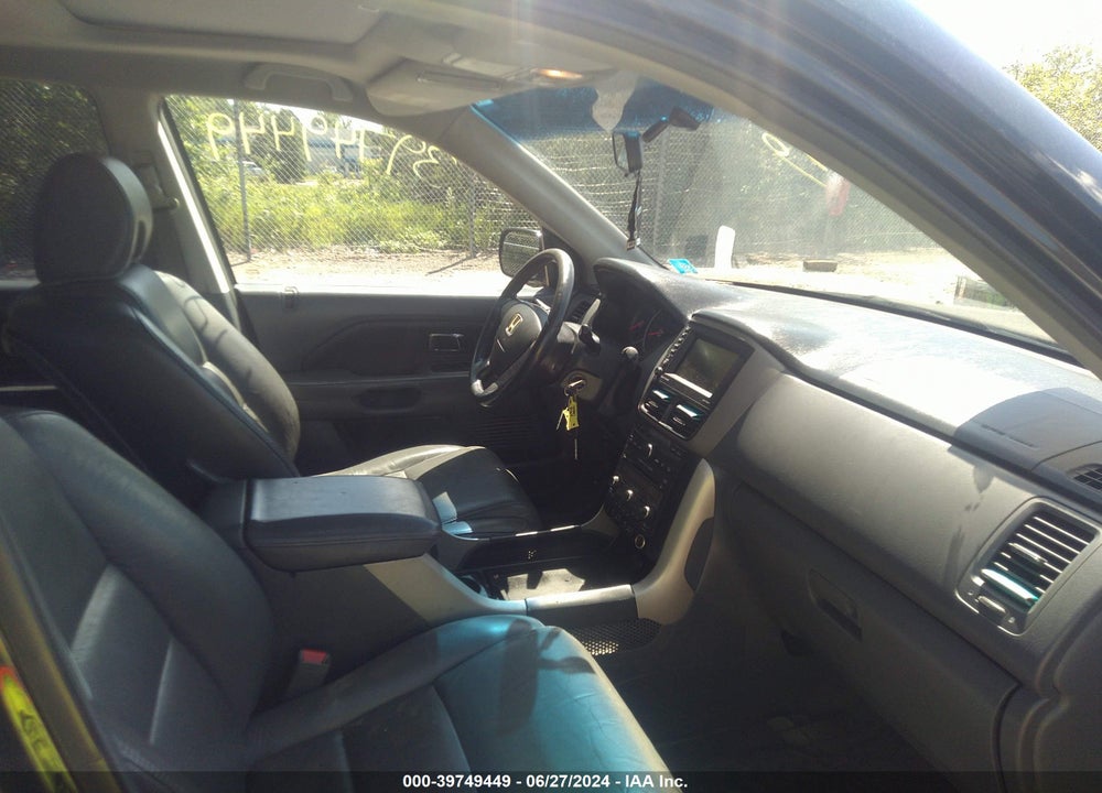 2008 HONDA PILOT EX-L VIN: 5FNYF18728B044393
