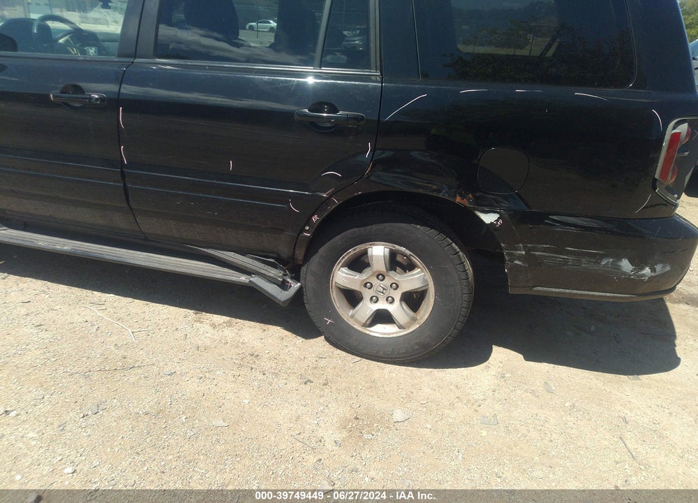 2008 HONDA PILOT EX-L VIN: 5FNYF18728B044393