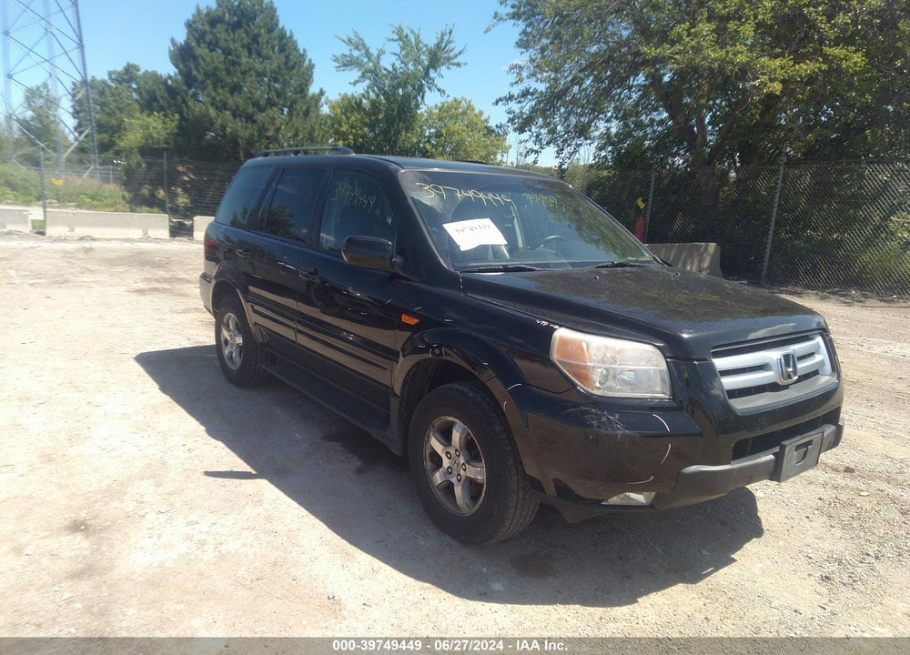 2008 HONDA PILOT EX-L VIN: 5FNYF18728B044393