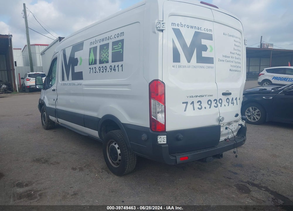 2016 FORD TRANSIT-250 VIN: 1FTYR2CM7GKA18142