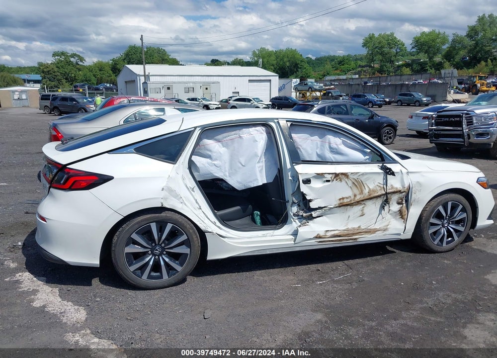 2022 HONDA CIVIC EX-L VIN: 19XFL1H70NE009367