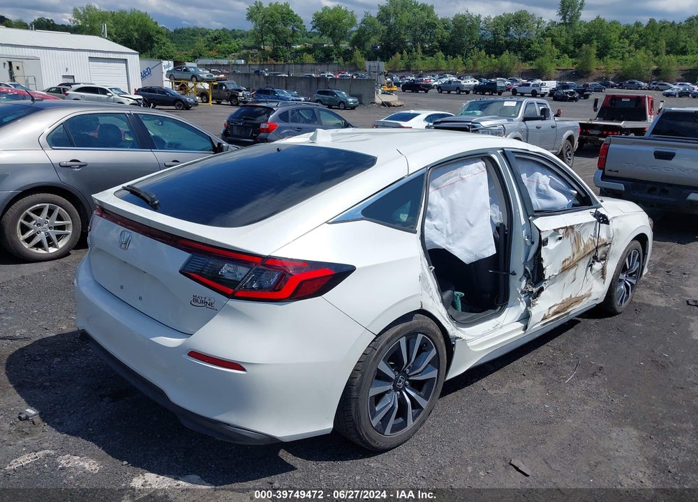 2022 HONDA CIVIC EX-L VIN: 19XFL1H70NE009367