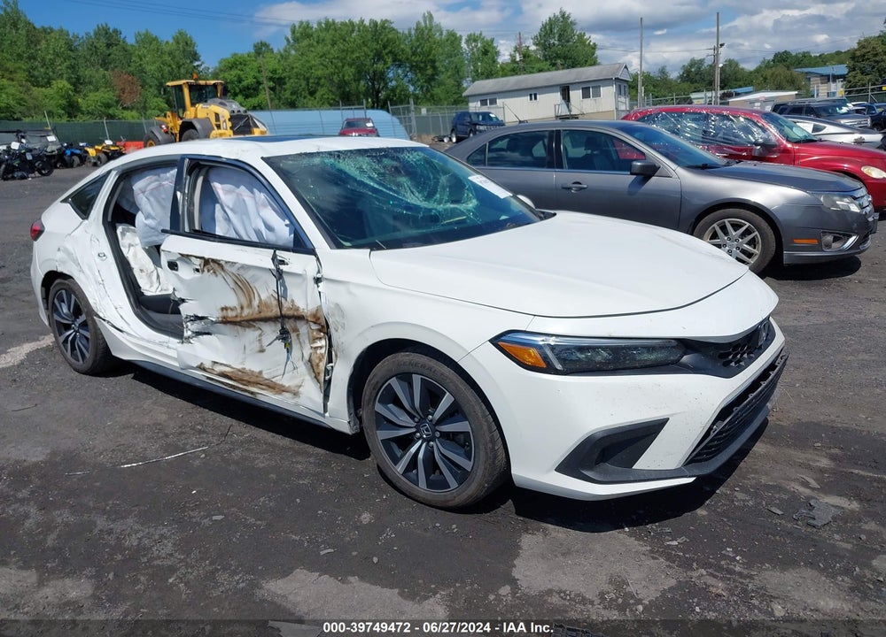 2022 HONDA CIVIC EX-L VIN: 19XFL1H70NE009367