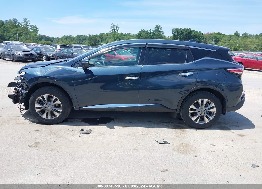 2018 NISSAN MURANO S VIN: 5N1AZ2MH5JN119670