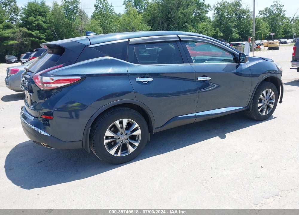 2018 NISSAN MURANO S VIN: 5N1AZ2MH5JN119670