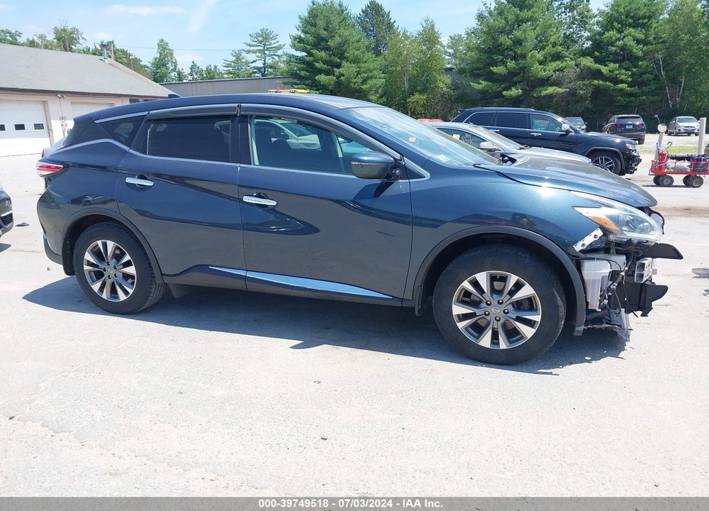 2018 NISSAN MURANO S VIN: 5N1AZ2MH5JN119670