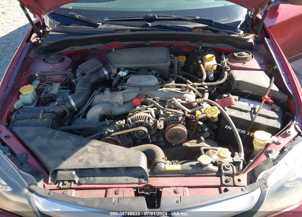 2011 SUBARU IMPREZA 2.5I VIN: JF1GE6A69BG504133