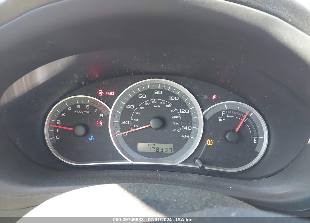 2011 SUBARU IMPREZA 2.5I VIN: JF1GE6A69BG504133