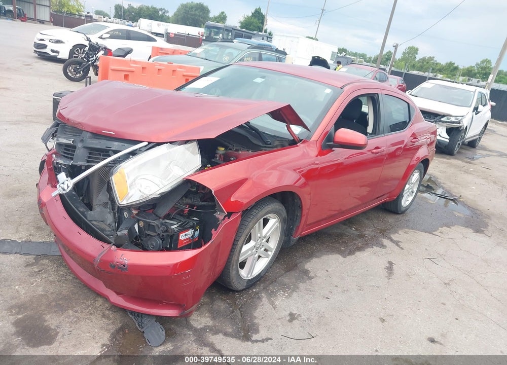 2010 DODGE AVENGER EXPRESS VIN: 1B3CC1FB7AN229350