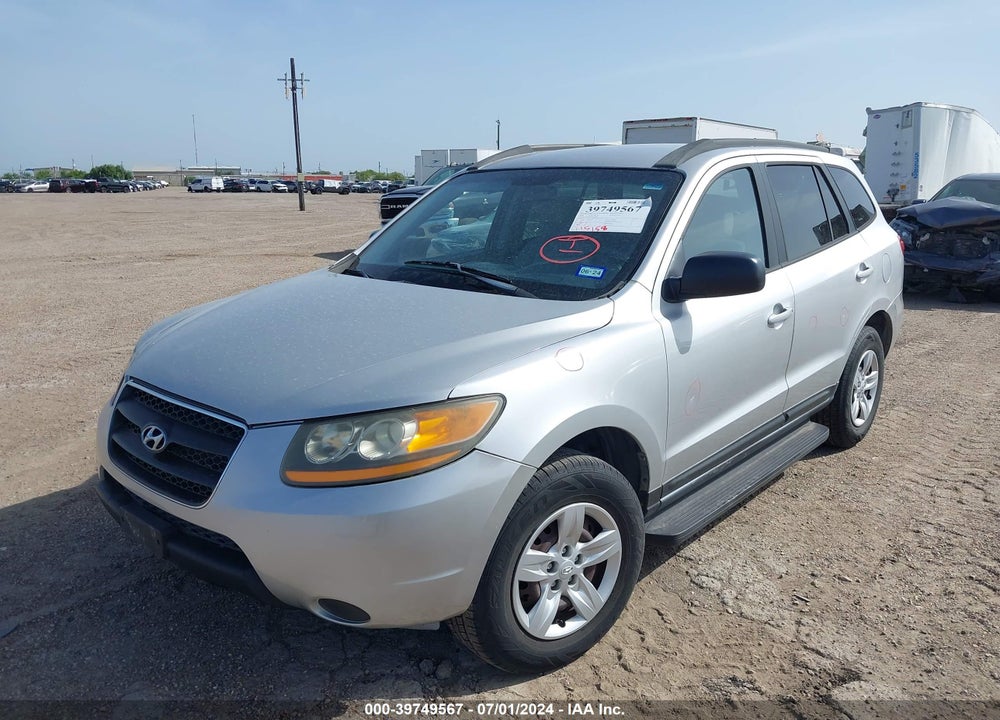 2009 HYUNDAI SANTA FE GLS VIN: 5NMSG13D99H246275