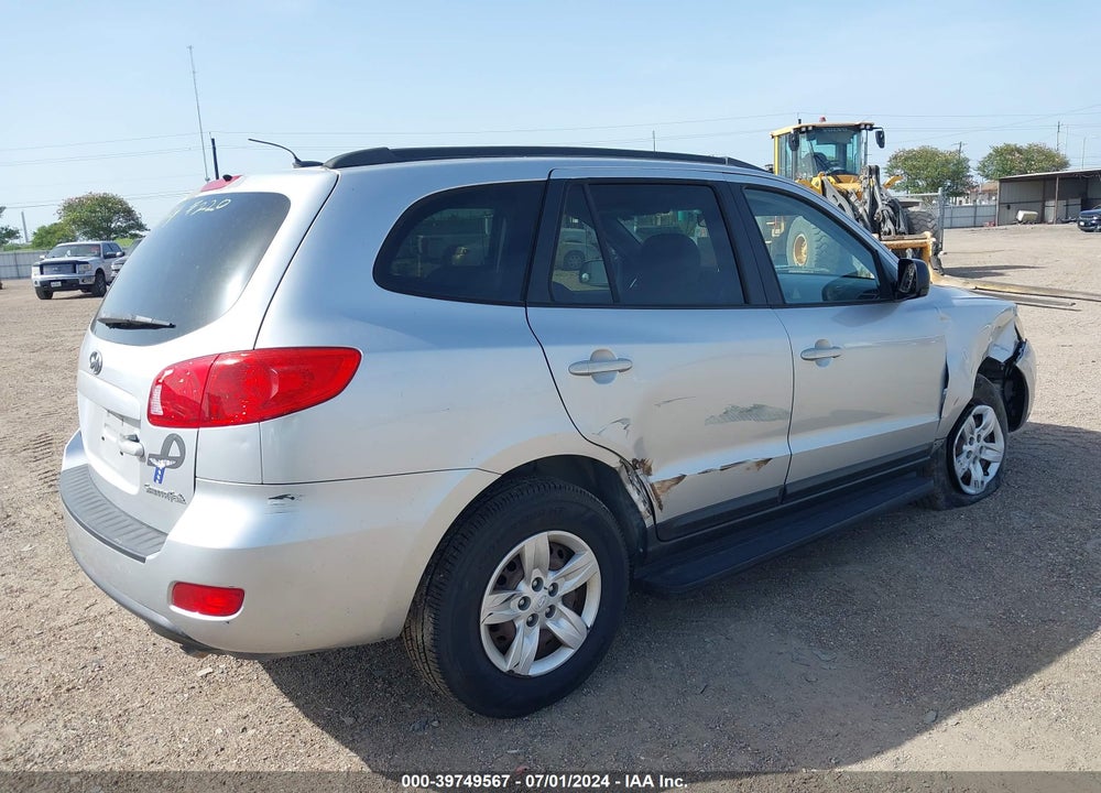 2009 HYUNDAI SANTA FE GLS VIN: 5NMSG13D99H246275