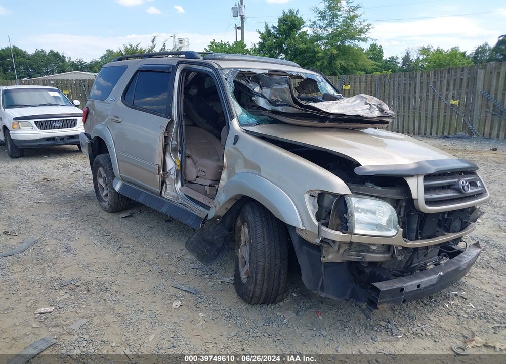 2002 TOYOTA SEQUOIA SR5 V8 VIN: 5TDBT44A82S079170