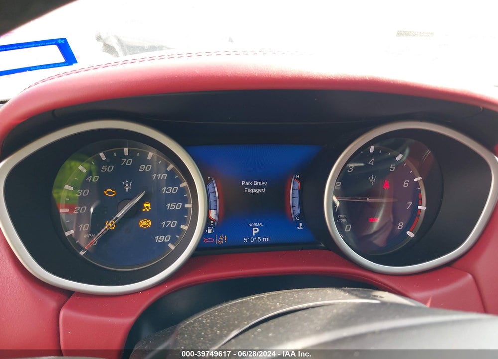 2019 MASERATI GHIBLI S GRANSPORT VIN: ZAM57YSS7K1328328