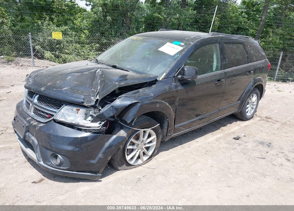 2013 DODGE JOURNEY SXT VIN: 3C4PDCBG8DT695898
