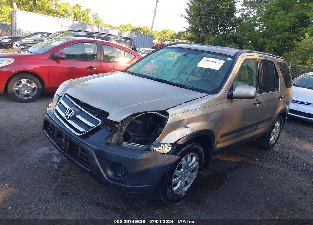 2006 HONDA CR-V EX VIN: SHSRD78856U435923