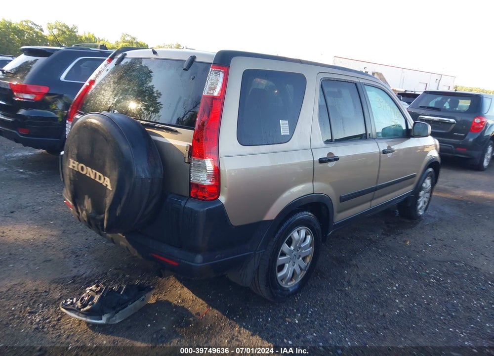 2006 HONDA CR-V EX VIN: SHSRD78856U435923