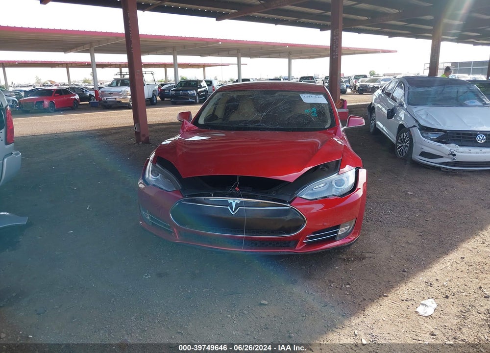 2014 TESLA MODEL S P85 VIN: 5YJSA1H11EFP49004