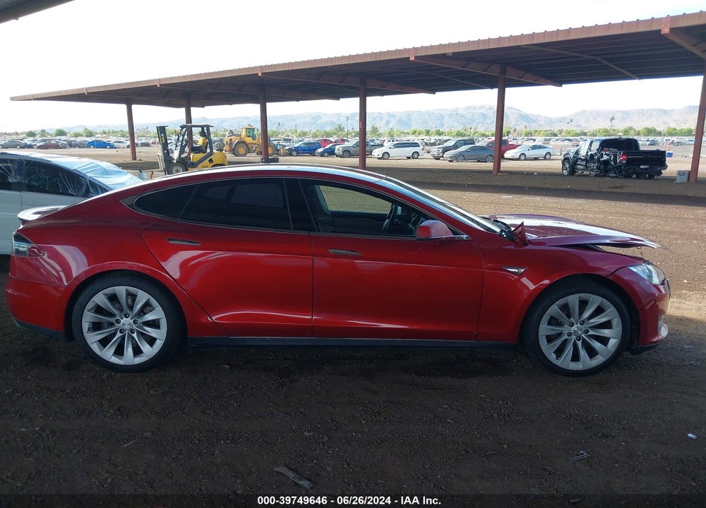 2014 TESLA MODEL S P85 VIN: 5YJSA1H11EFP49004