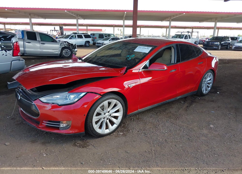 2014 TESLA MODEL S P85 VIN: 5YJSA1H11EFP49004