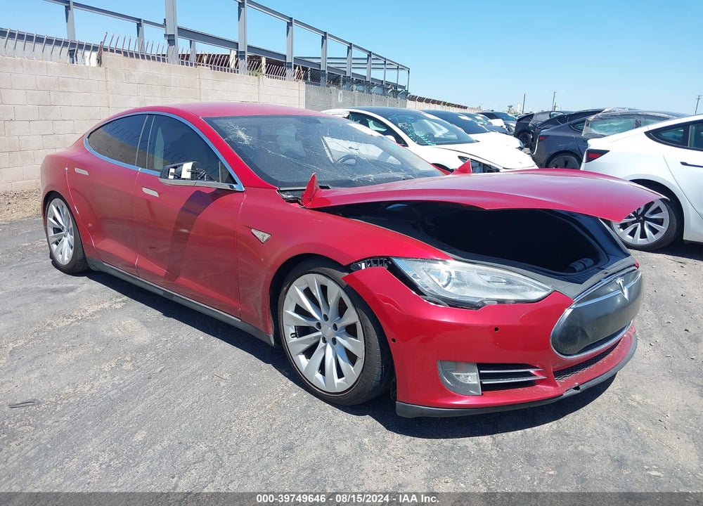 2014 TESLA MODEL S P85 VIN: 5YJSA1H11EFP49004